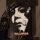 Halloween Michael Myers wallet removable chain trick or treat or die horror Trifold rare