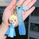 Disney frozen elsa pendant keychain 3d figural mini figure beautiful