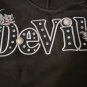 D23 disney 101 dalmations hoodie devil exclusive sz s black