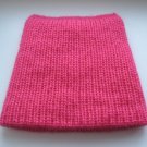 shocking pink mohair pussy cat beanie