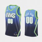 Dallas Mavericks #00 Custom City Jersey Blue