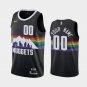 Denver Nuggets #00 Custom Black City Jersey