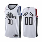 Los Angeles Clippers Custom #00 City White Jersey
