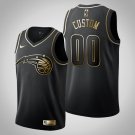Mens Orlando Magic #00 Custom Black Golden Jersey