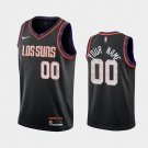 Phoenix Suns City #00 Custom Black Jersey