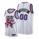 Toronto Raptors #00 Custom White Jersey