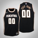 Women Atlanta Hawks #00 Custom Black City Jersey