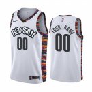 Women Brooklyn Nets #00 Custom City Jersey White
