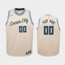 Women Milwaukee Bucks #00 Custom Cream City Jersey