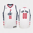 Women Washington Wizards #00 Custom White City Jersey