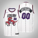 Youth Toronto Raptors #00 Custom White Jersey