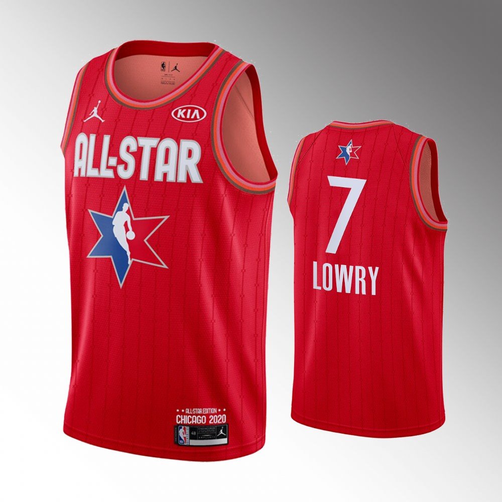 Toronto Raptors #7 Kyle Lowry All Star Jersey