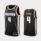 Mens Atlanta Hawks #4 Charlie Brown City Jersey