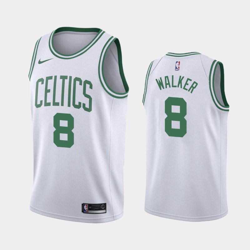 Boston Celtics #8 Kemba Walker Jersey White