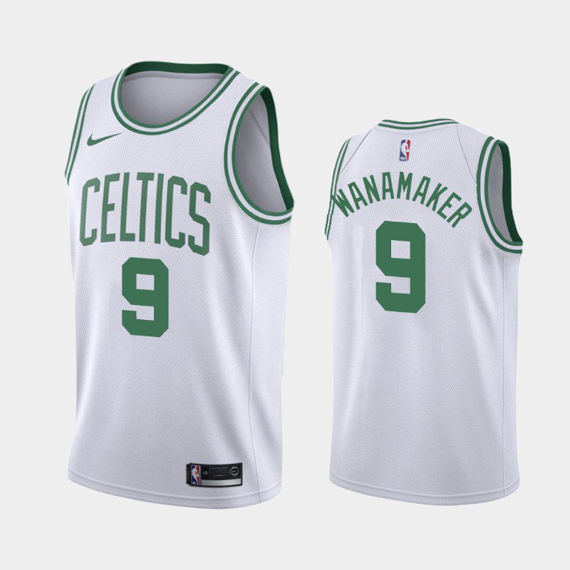 Men's Boston Celtics Bradley Wanamaker Jersey White
