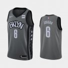 Brooklyn Nets #6 DeAndre Jordan Jersey Gray