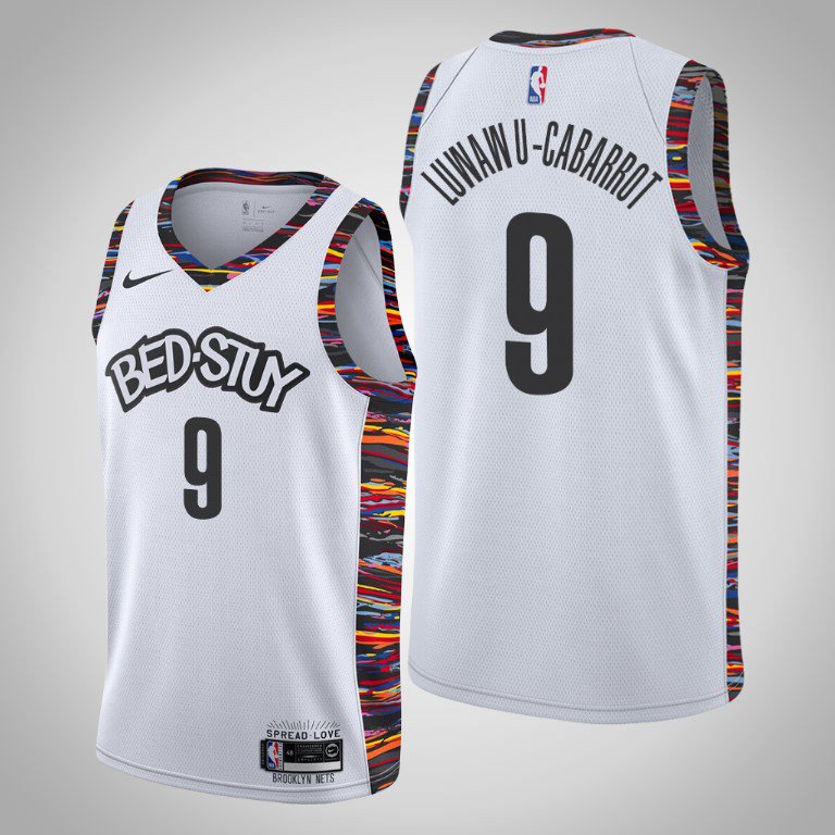 Brooklyn Nets #9 Timothe Luwawu-Cabarrot City Jersey White