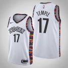 Brooklyn Nets #17 Garrett Temple City Jersey White