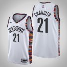Brooklyn Nets #21 Wilson Chandler City Jersey White