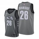 Brooklyn Nets #26 Spencer Dinwiddie Jersey Gray