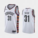 Brooklyn Nets #31 Jarrett Allen City Jersey White