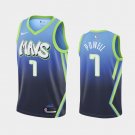 Men's Dallas Mavericks #7 Dwight Powell City Jersey