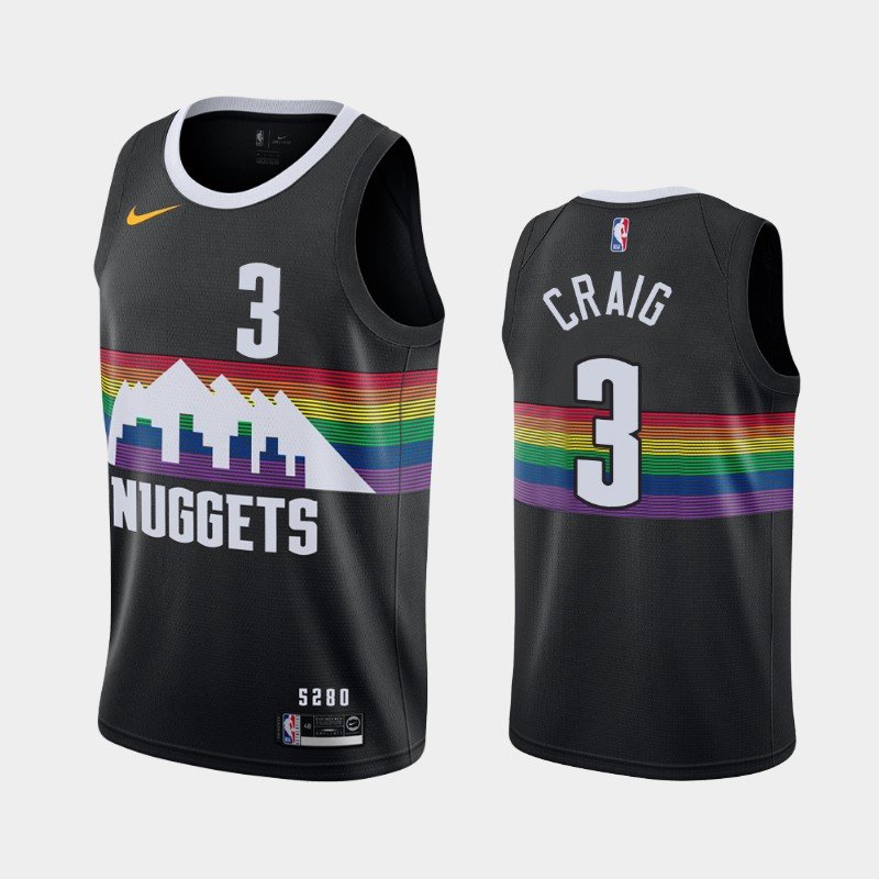 Mens Denver Nuggets #3 Torrey Craig City Jersey
