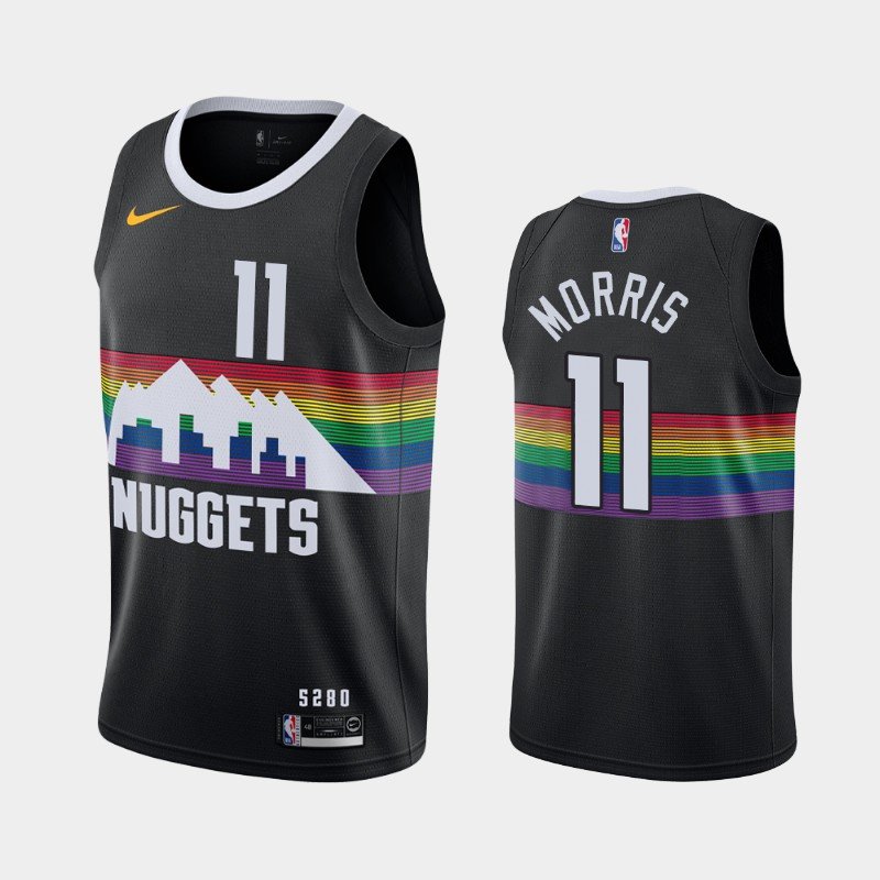 Mens Denver Nuggets #11 Monte Morris City Jersey