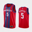 Men's Detroit Pistons #5 Luke Kennar. City Jersey