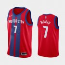 Men's Detroit Pistons #7 Thon Maker City Jersey