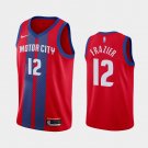 Men's Detroit Pistons #12 Tim Frazier City Jersey