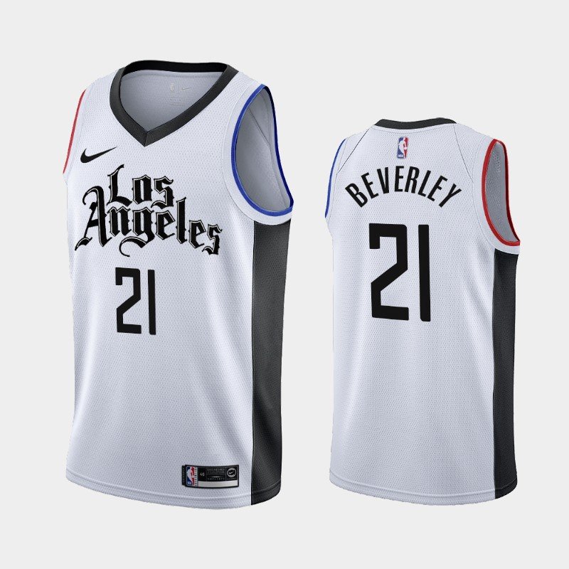 Los Angeles Clippers #21 Patrick Beverley White City Jersey