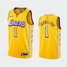 Men's Los Angeles Lakers #1 Kentavious Caldwell-Pope City Jersey