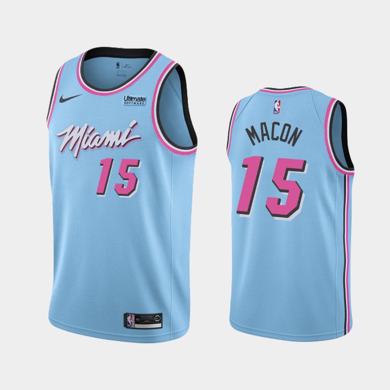 Men's Miami Heat #15 Daryl Macon City Jersey