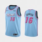 Men's Miami Heat #16 James Johnson City Jersey