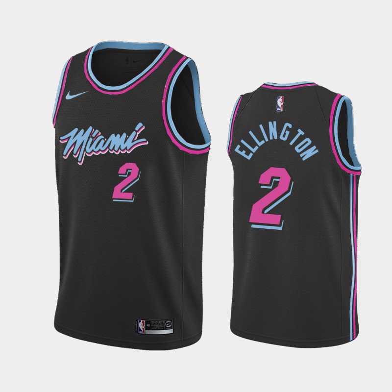 Miami Heat #2 Wayne Ellington Black City Jersey