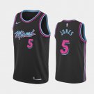 Miami Heat #5 Derrick Jones Black City Jersey