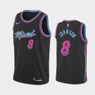 Miami Heat #8 Tyler Johnson Black City Jersey