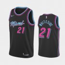 Miami Heat #21 Hassan Whiteside Black City Jersey