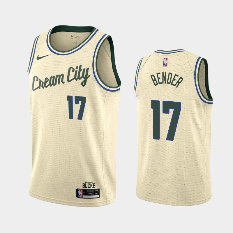Milwaukee Bucks #17 Dragan Bender City Jersey