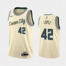 Milwaukee Bucks #42 Robin Lopez City Jersey