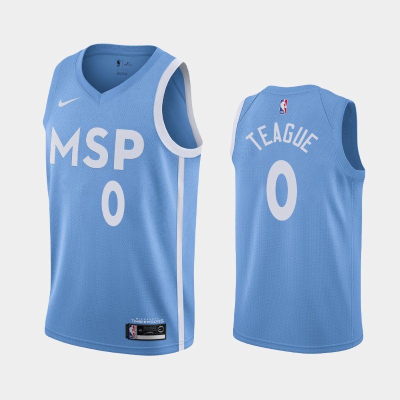Mens Minnesota Timberwolves #0 Jeff Teague City Jersey