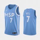Mens Minnesota Timberwolves #7 Jordan Bell City Jersey