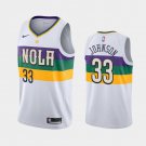 Mens New Orleans Pelicans #33 Wesley Johnson City Jersey