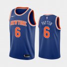 New York Knicks #6 Elfrid Payton Swingman Jersey Blue