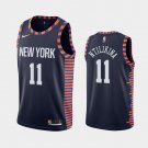 New York Knicks #11 Frank Ntilikina City Jersey Navy