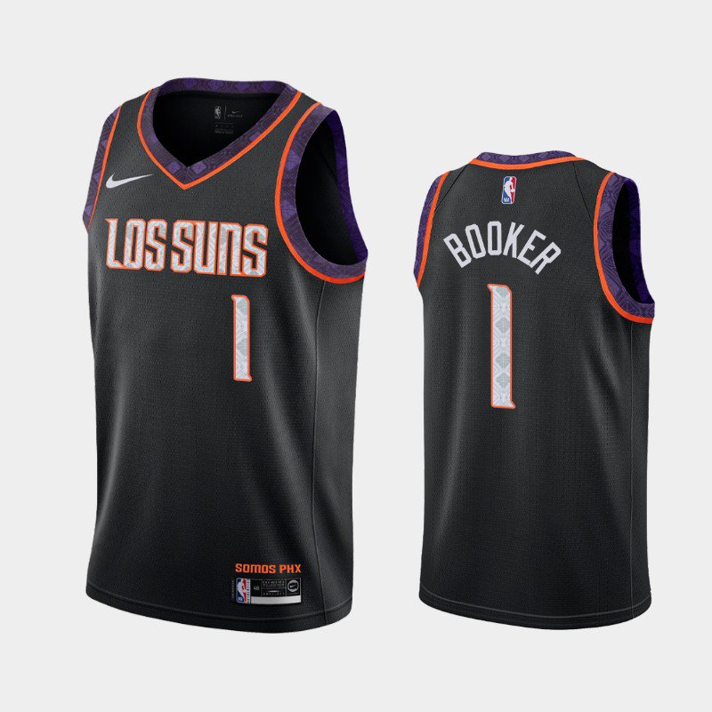 Men's Phoenix Suns #1 Devin Booker City Jersey