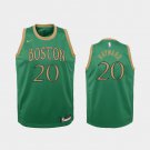 Women Boston Celtics #20 Gordon Hayward City Jersey Green