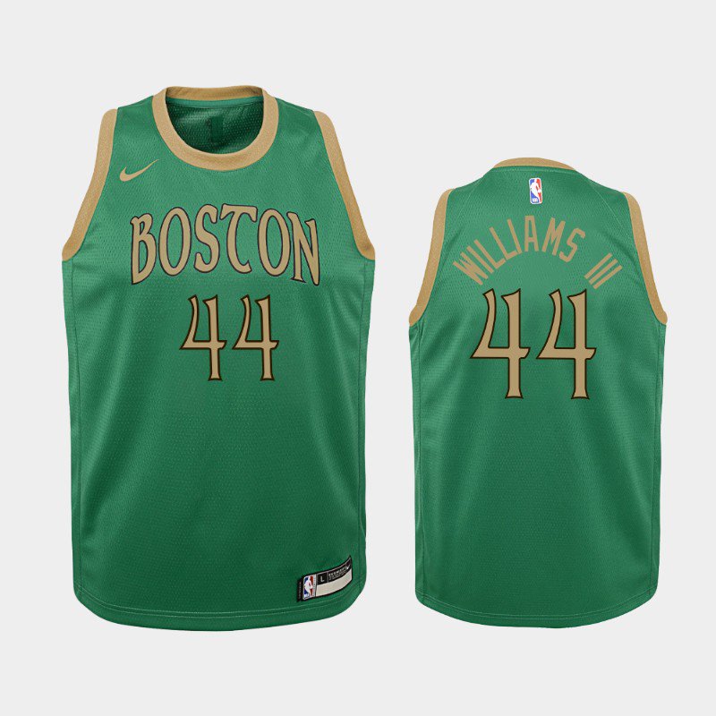 Women Boston Celtics #44 Robert Williams III City Jersey Green