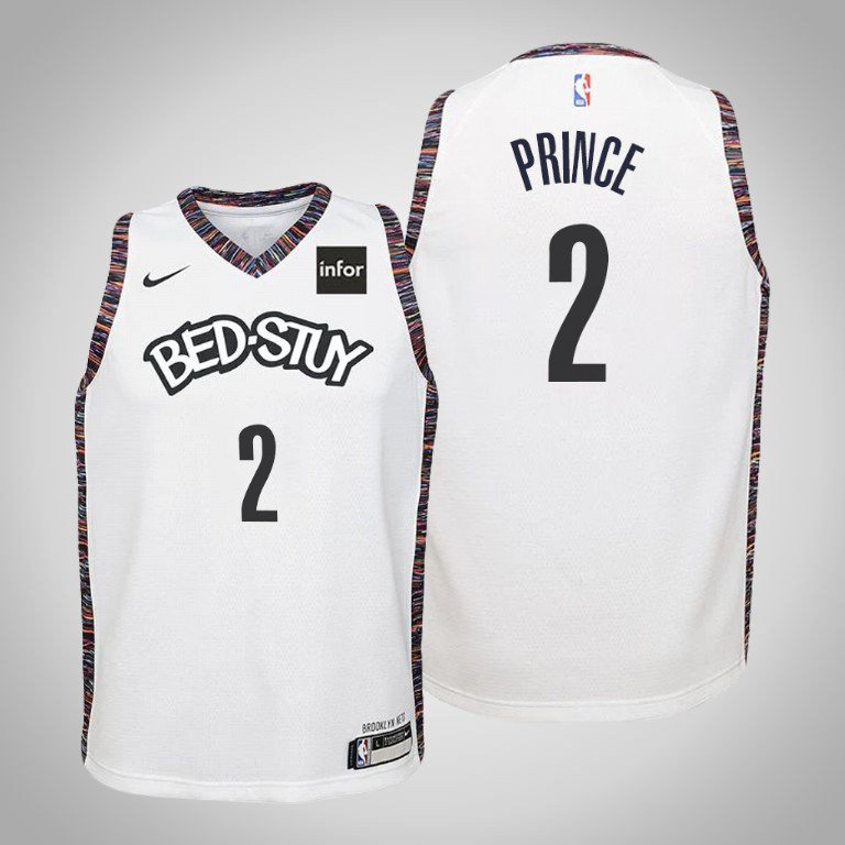 Women Brooklyn Nets #2 Taurean Prince City Jersey White